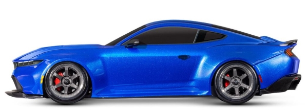 TRX105237-4-BLUE TRAXXAS 4-TEC Ford Mustang 1/10 Drift RTR Brushed